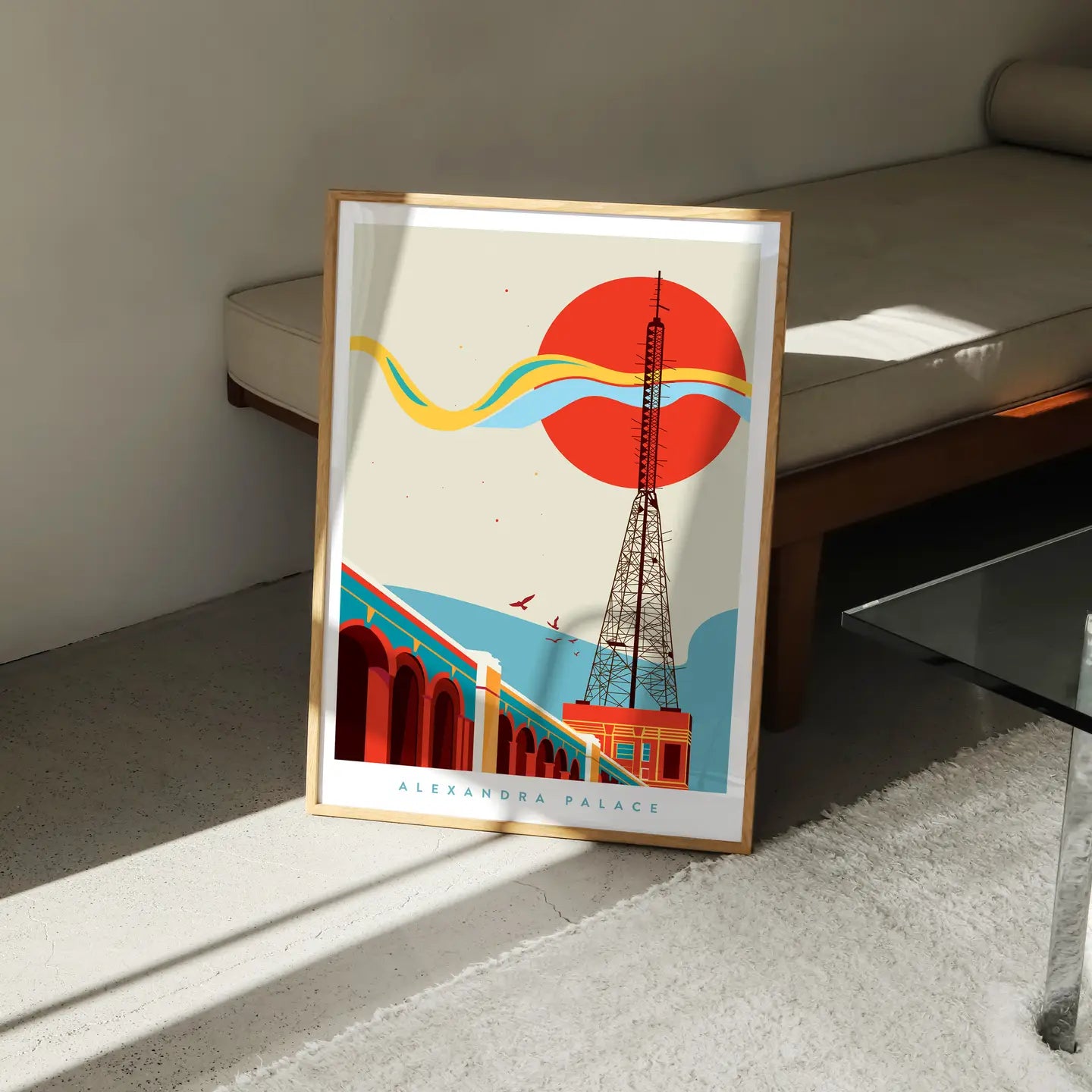 Alexandra Palace BBC Tower London A3 print