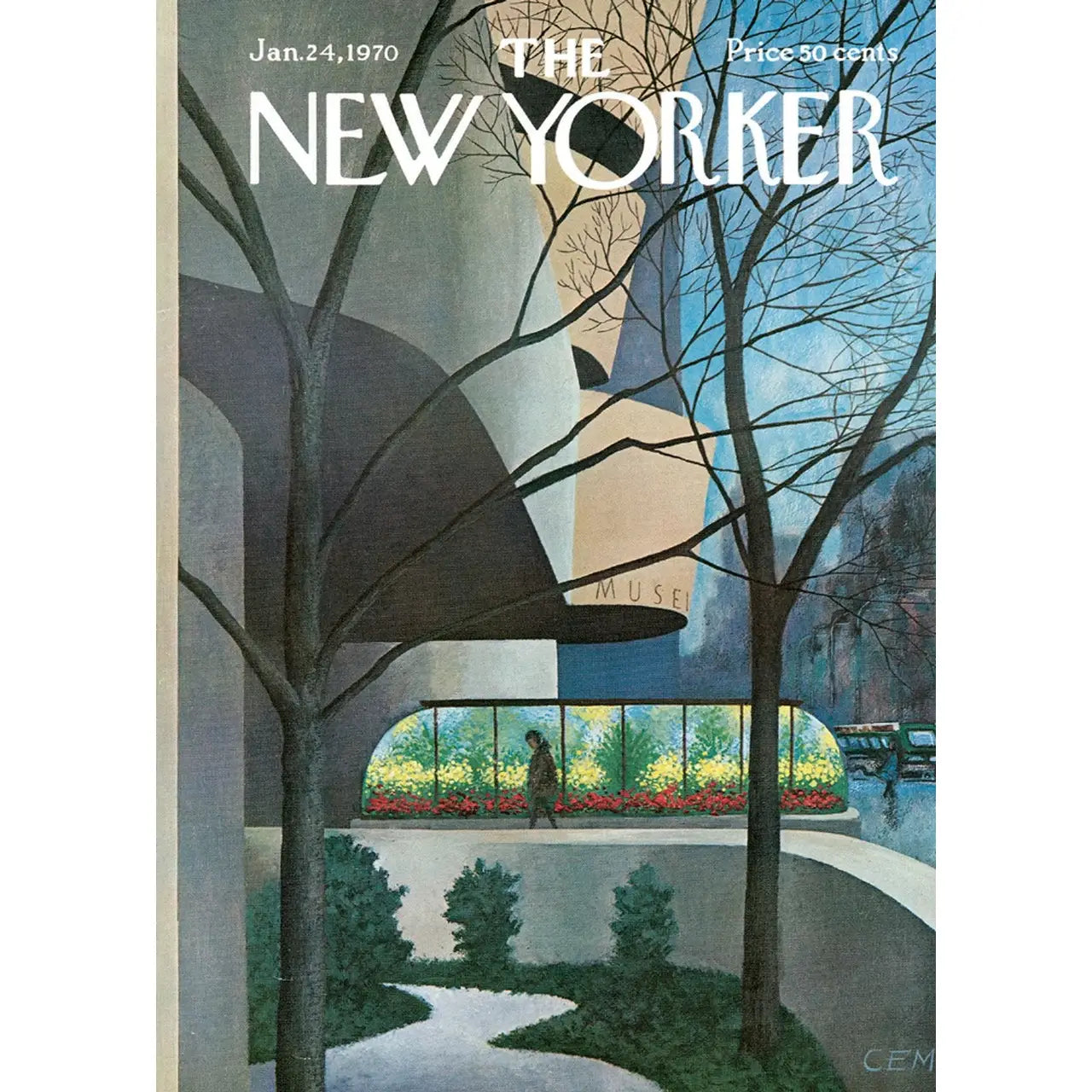 Guggenheim New Yorker greeting card