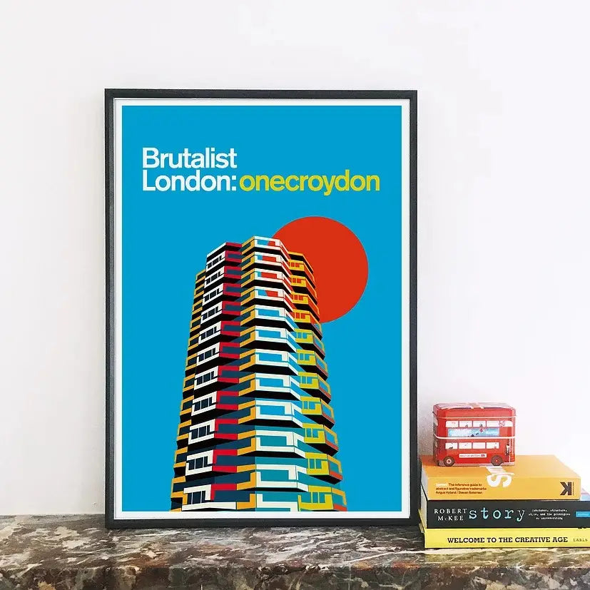 Brutalist London One Croydon Art Print