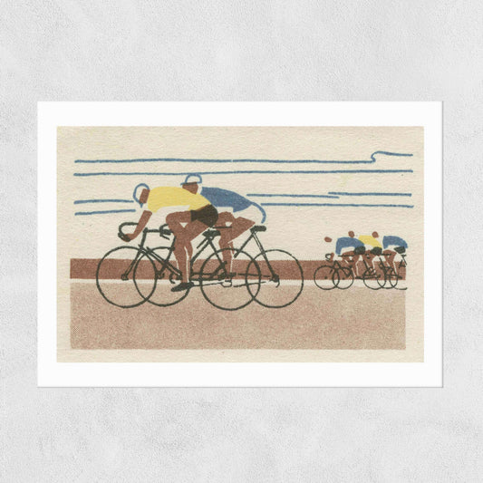 Cycling Matchbox A3 Poster