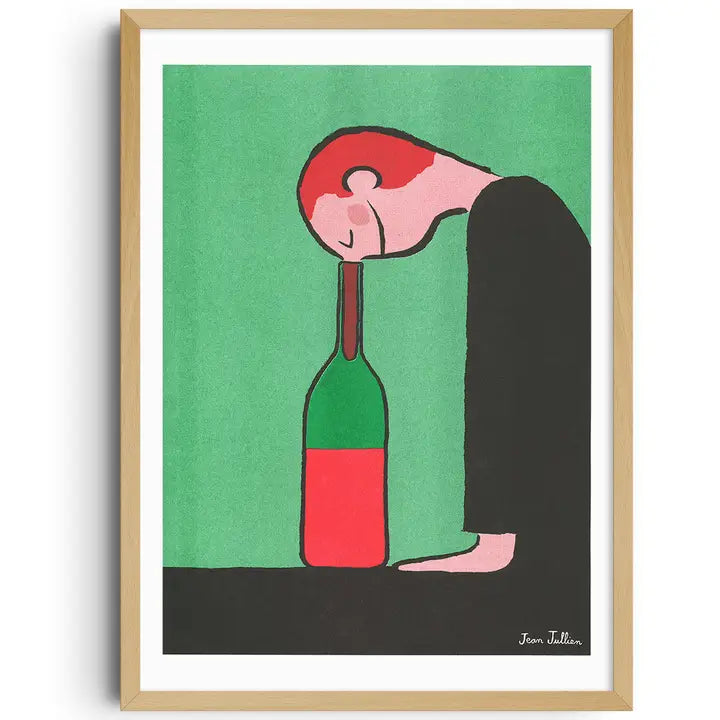 John Julienne - Bottle A3 print.