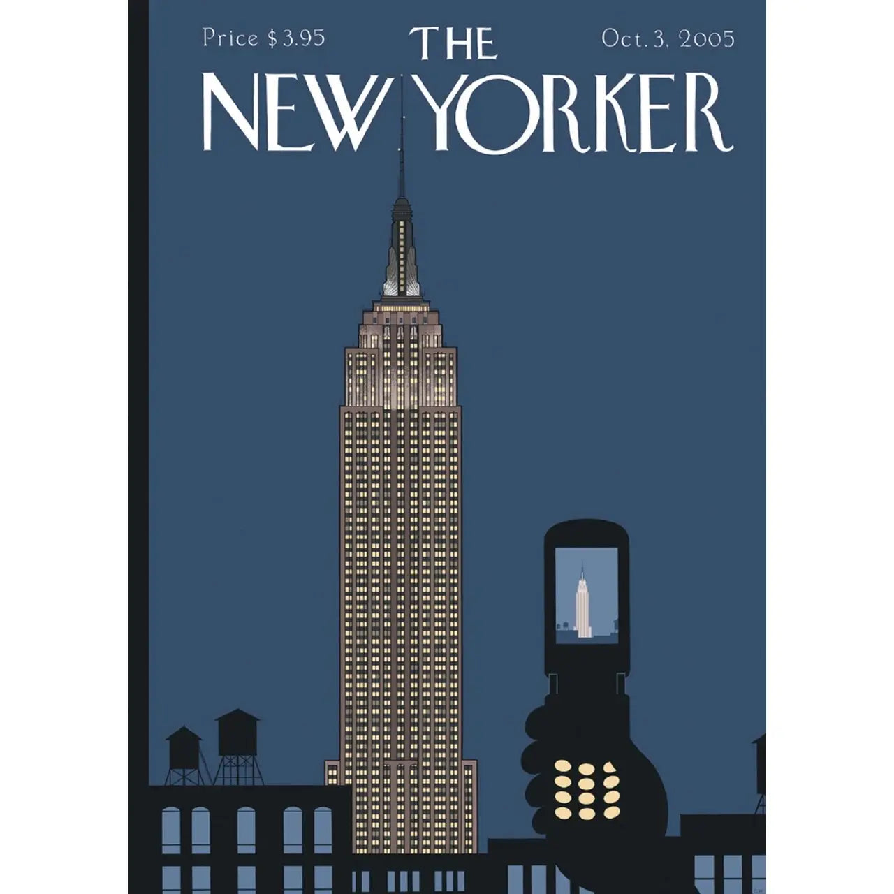 New York skyline greeting card