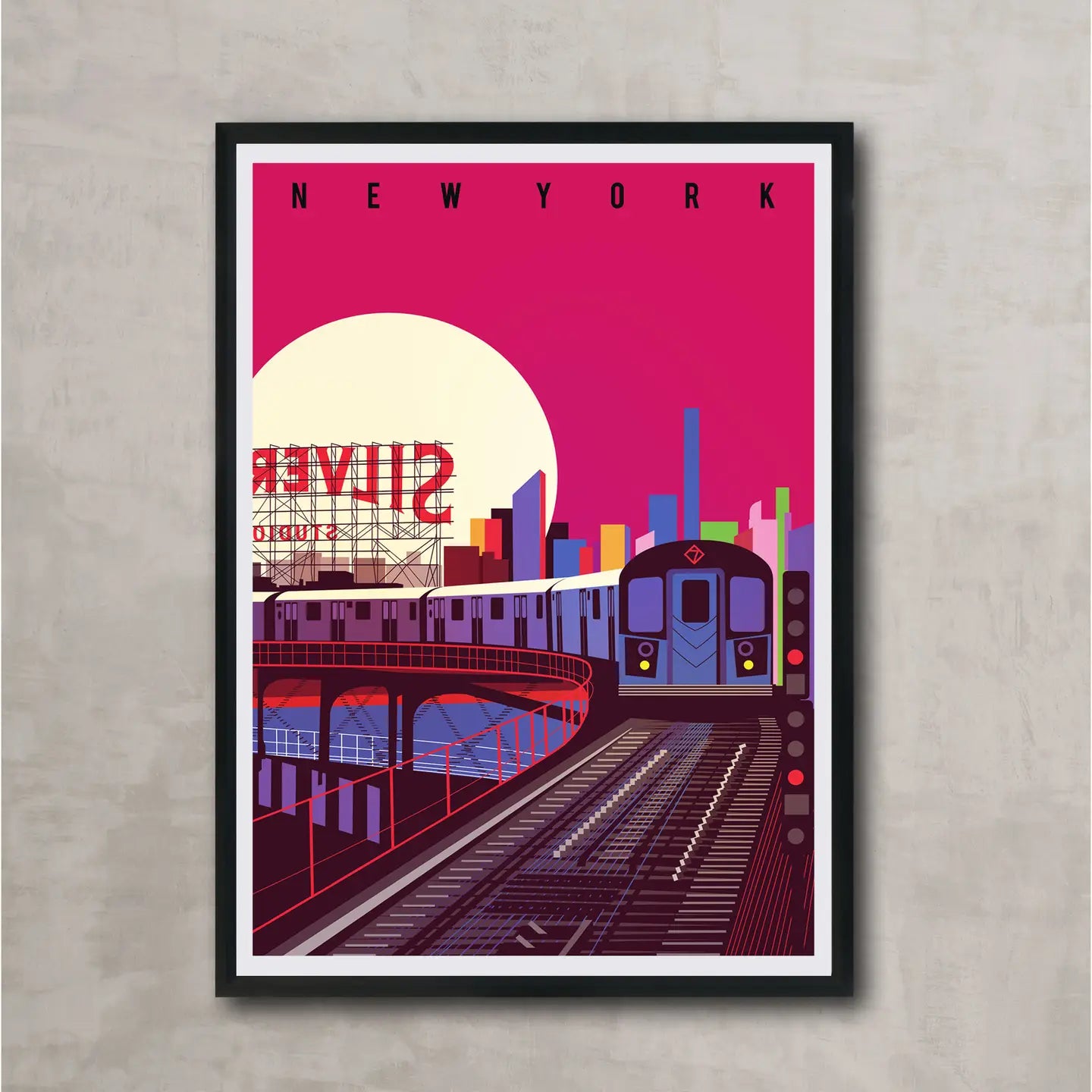 New York subway print