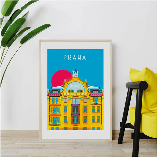 Praha Grand art print