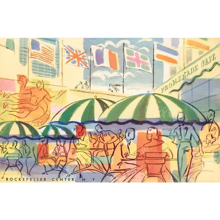 Rockefeller Center postcard