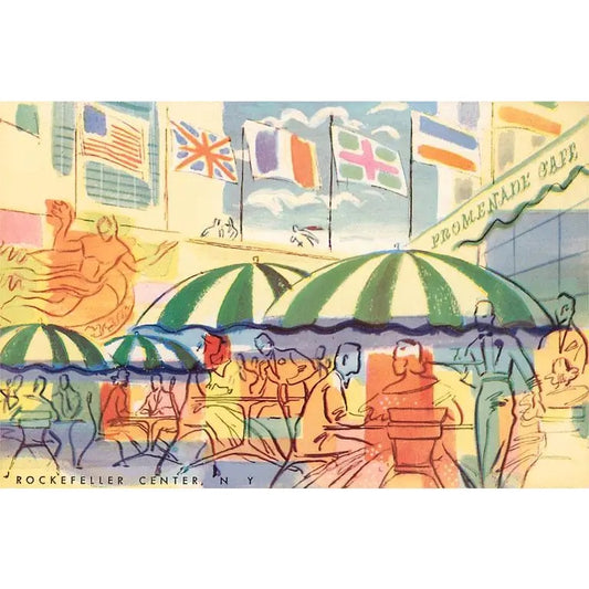 Rockefeller Center postcard
