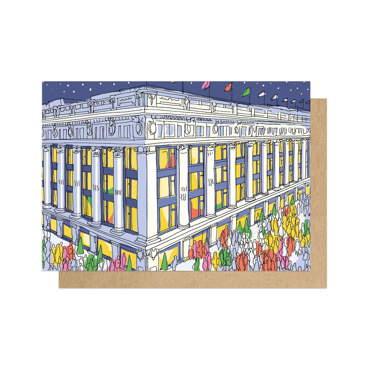 Selfridges greeting card